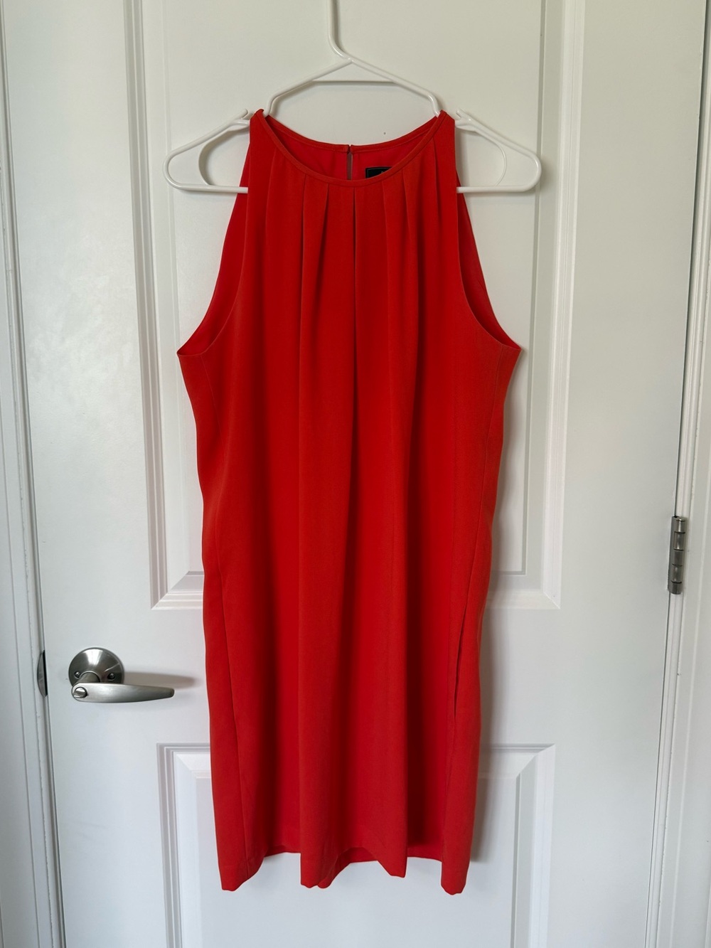 BCBG Max Azria Red Sleeveless Shift Dress